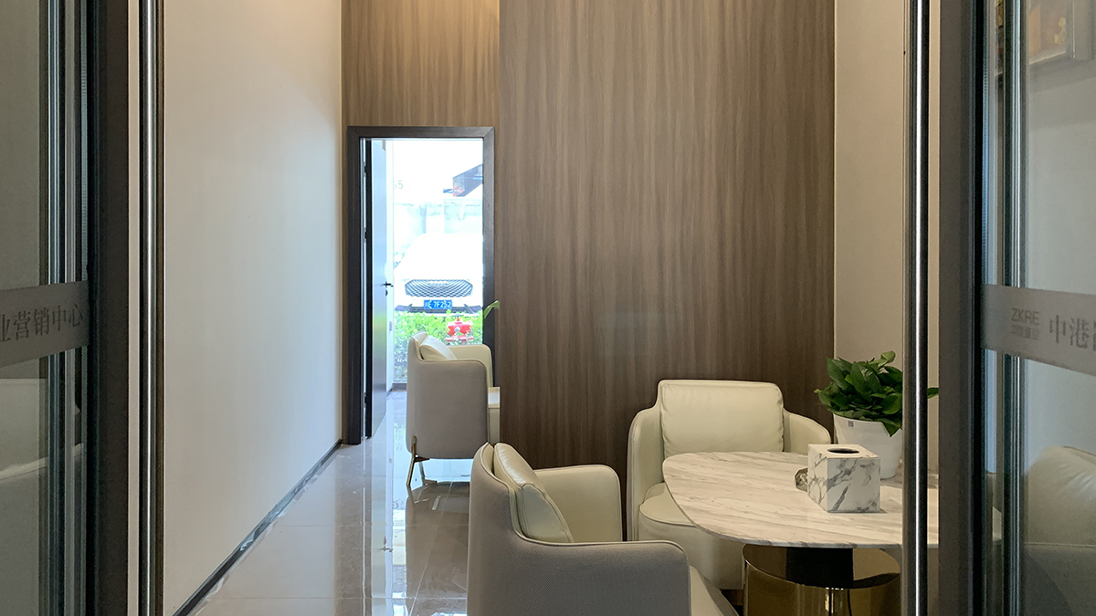 成都中港置业售楼部大厅装修效果图5